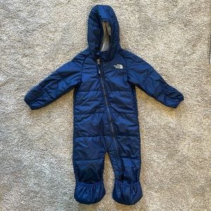 The North Face thermoball infant bunting 12-18m
